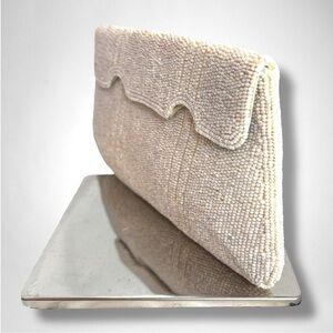 BON SOIR Vintage Mid Century Italian Beaded Clutch